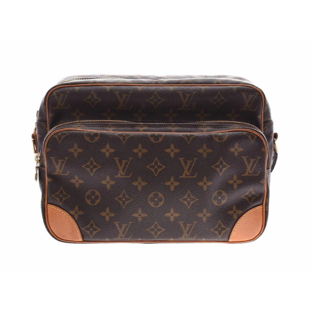 Louis Vuitton Monogram Nile Brown Leather Shoulder Bag